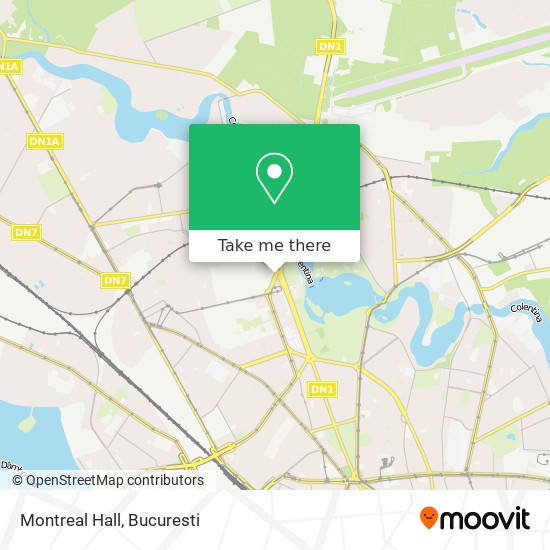 Montreal Hall map