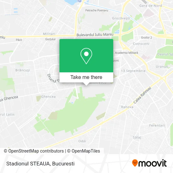 Stadionul STEAUA map
