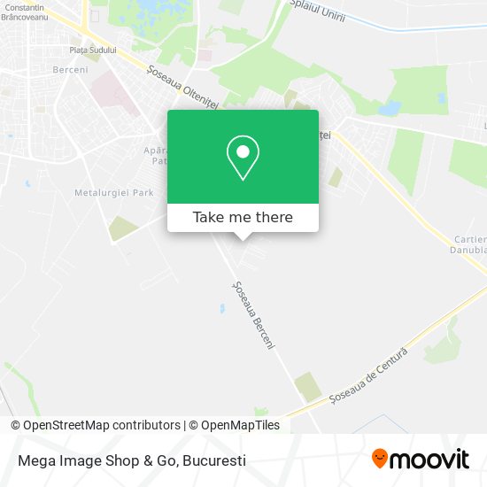 Mega Image Shop & Go map