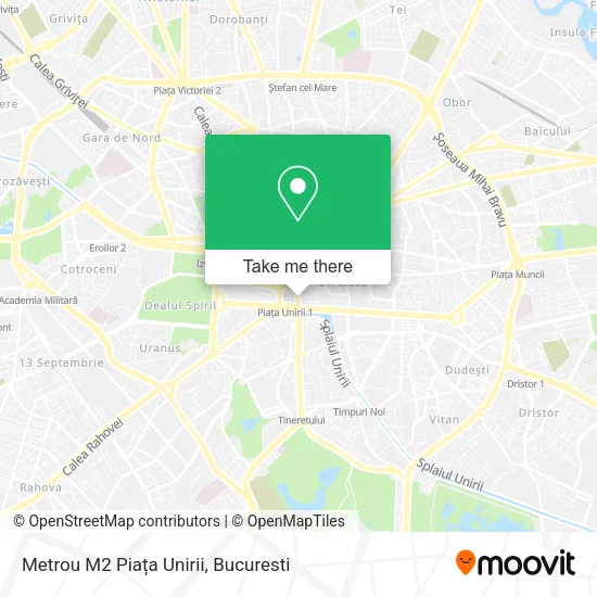 Metrou M2 Piața Unirii map