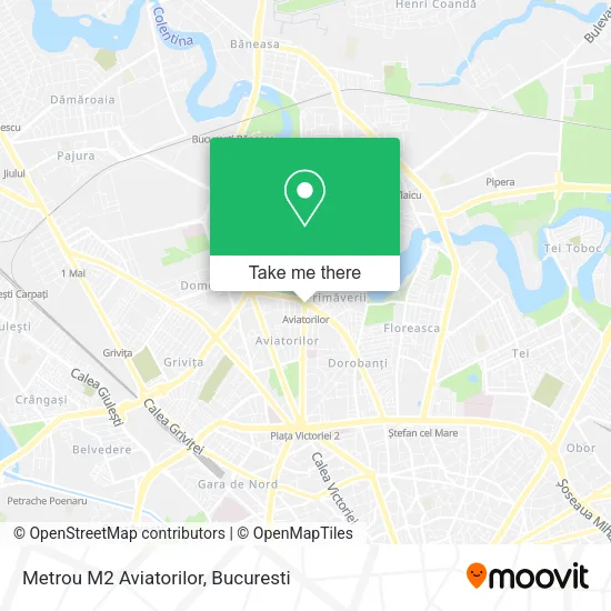 Metrou M2 Aviatorilor map