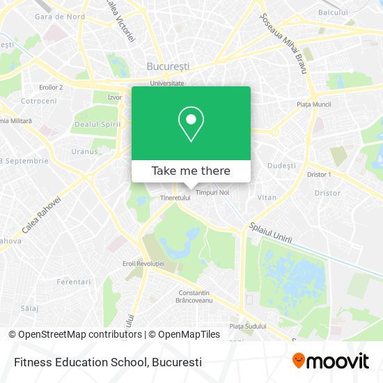 Fitness Education School map