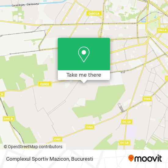 Complexul Sportiv Mazicon map