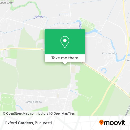 Oxford Gardens map