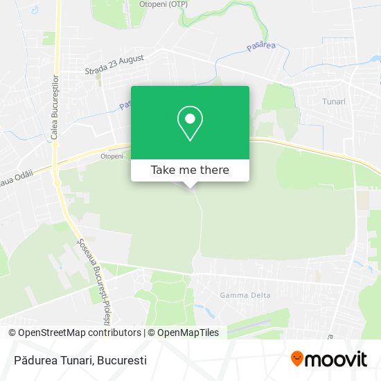 Pădurea Tunari map