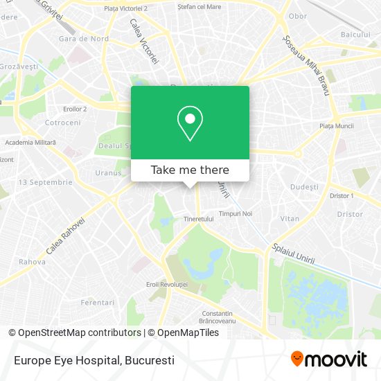 Europe Eye Hospital map