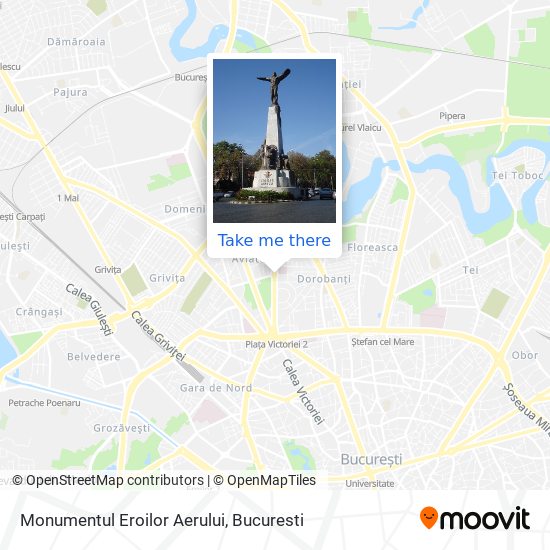 Monumentul Eroilor Aerului map