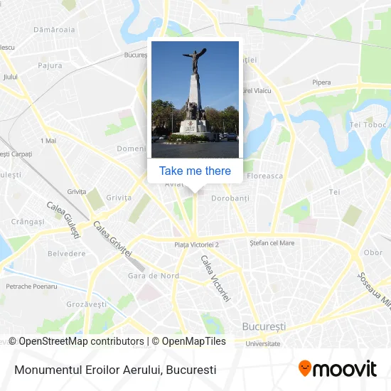 Monumentul Eroilor Aerului map