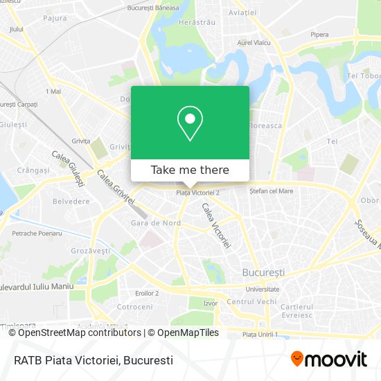 RATB Piata Victoriei map