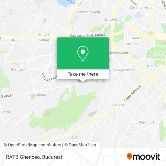 RATB Ghencea map