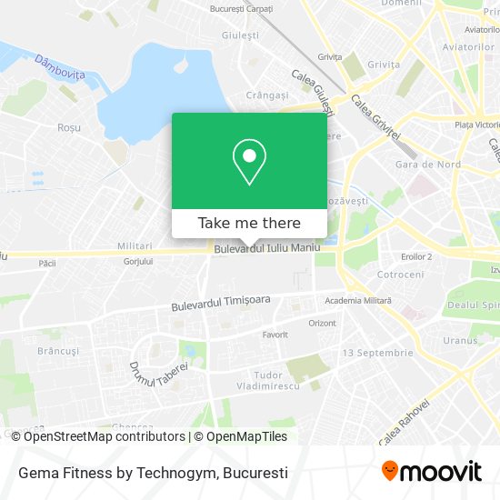 Gema Fitness by Technogym map