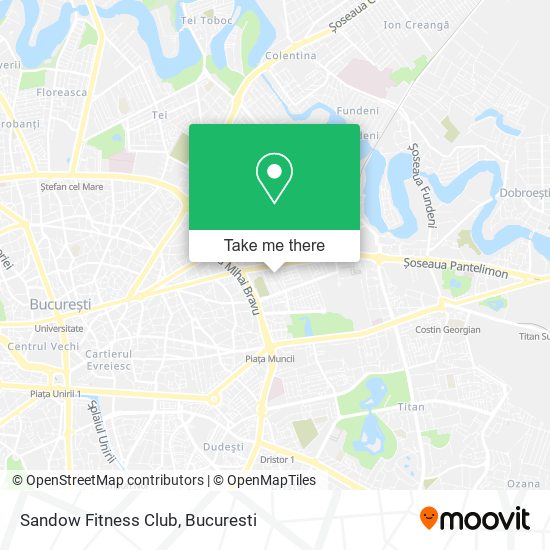 Sandow Fitness Club map