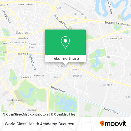 World Class Health Academy map