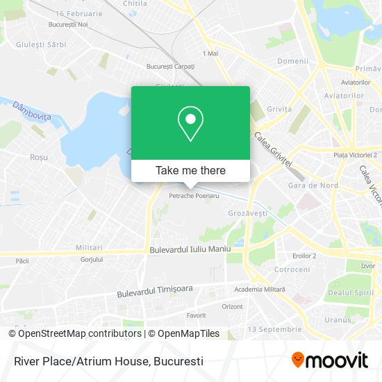 River Place/Atrium House map