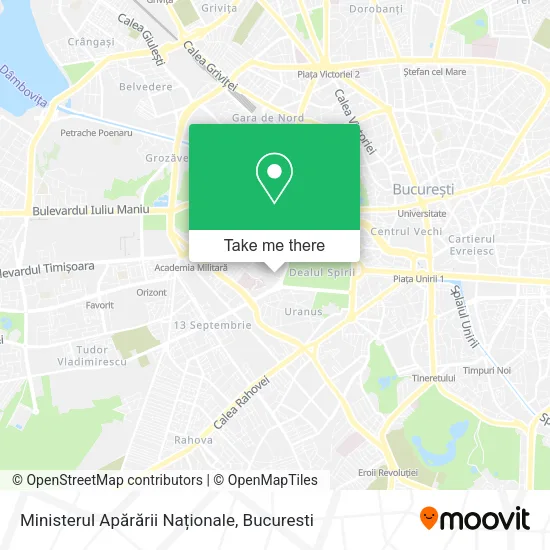 Ministerul Apărării Naționale map