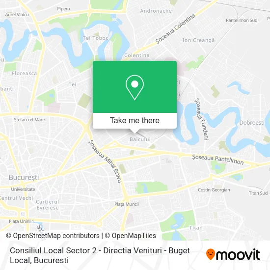 Consiliul Local Sector 2 - Directia Venituri - Buget Local map