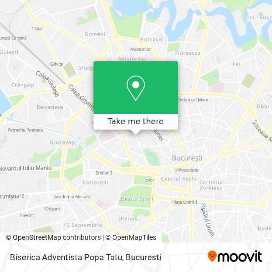 Biserica Adventista  Popa Tatu map
