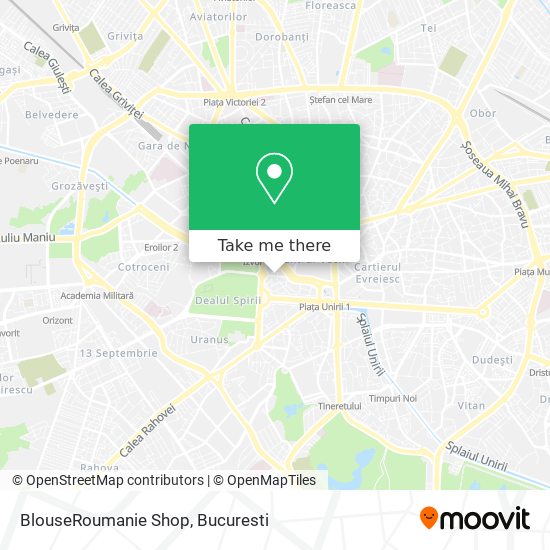 BlouseRoumanie Shop map