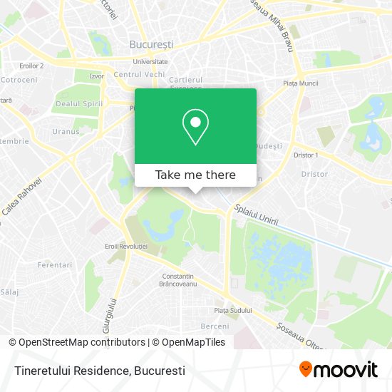 Tineretului Residence map