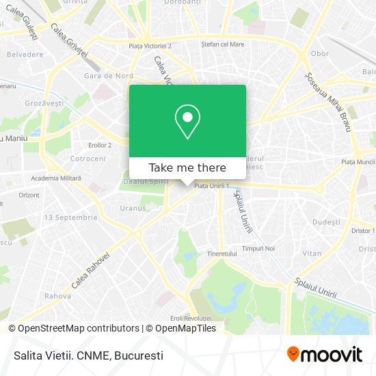 Salita Vietii. CNME map