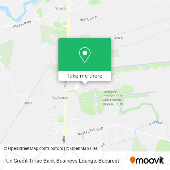 UniCredit Tiriac Bank Business Lounge map