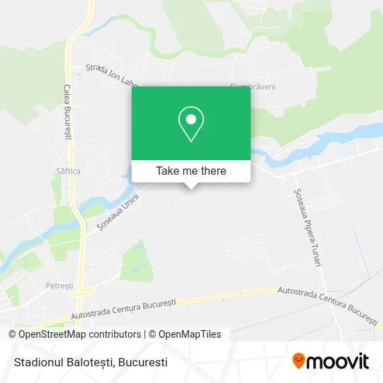 Stadionul Balotești map