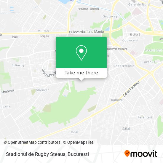 Stadionul de Rugby Steaua map