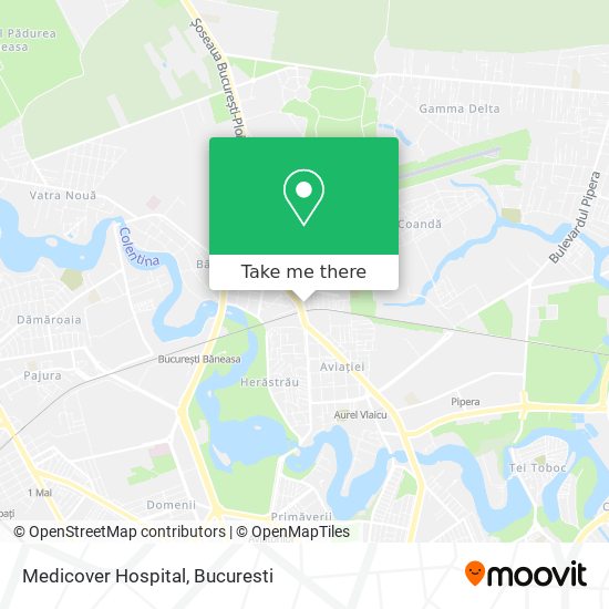 Medicover Hospital map