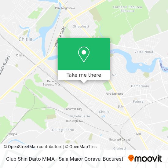 Club Shin Daito MMA - Sala Maior Coravu map