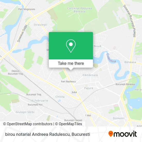 birou notarial Andreea Radulescu map