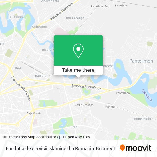 Fundația de servicii islamice din România map