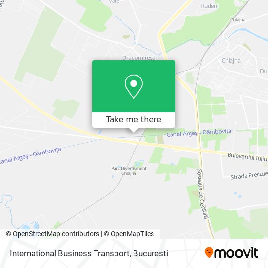 International Business Transport map