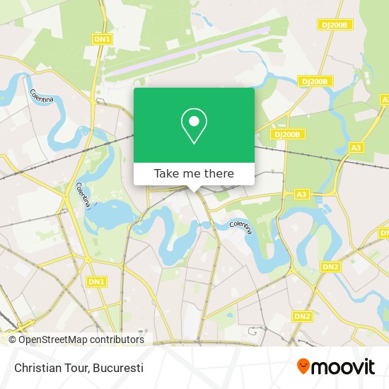Christian Tour map