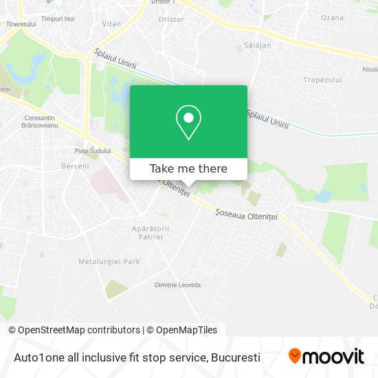 Auto1one all inclusive fit stop service map