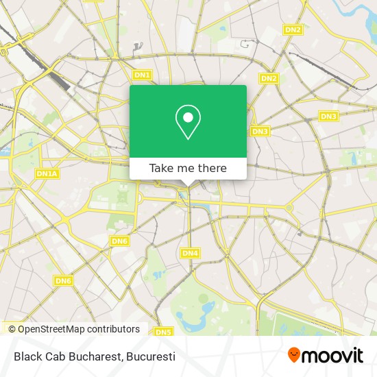 Black Cab Bucharest map
