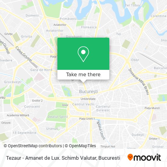 Tezaur - Amanet de Lux. Schimb Valutar map