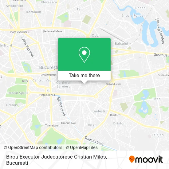 Birou Executor Judecatoresc Cristian Milos map