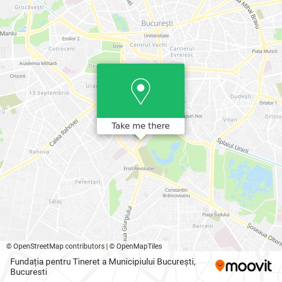 Fundația pentru Tineret a Municipiului București map