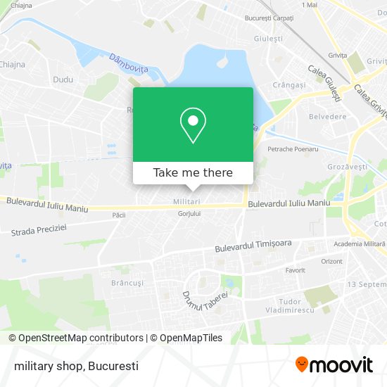 military shop map
