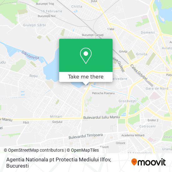 Agentia Nationala pt Protectia Mediului Ilfov map