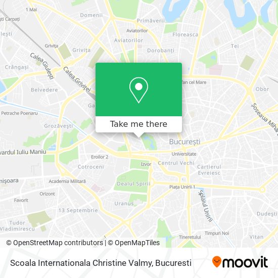 Scoala Internationala Christine Valmy map