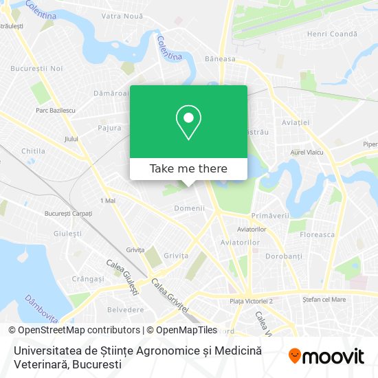 Universitatea de Științe Agronomice și Medicină Veterinară map