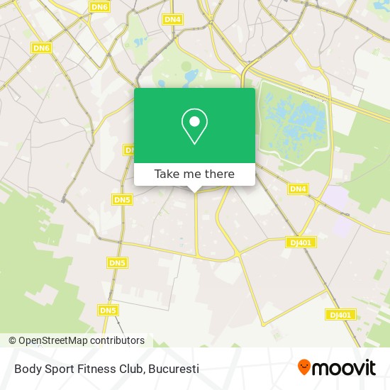 Body Sport Fitness Club map