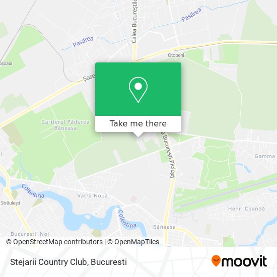 Stejarii Country Club map