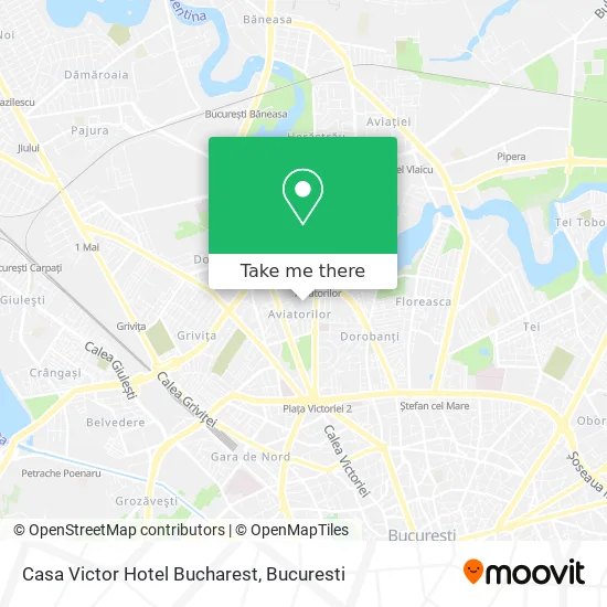 Casa Victor Hotel Bucharest map