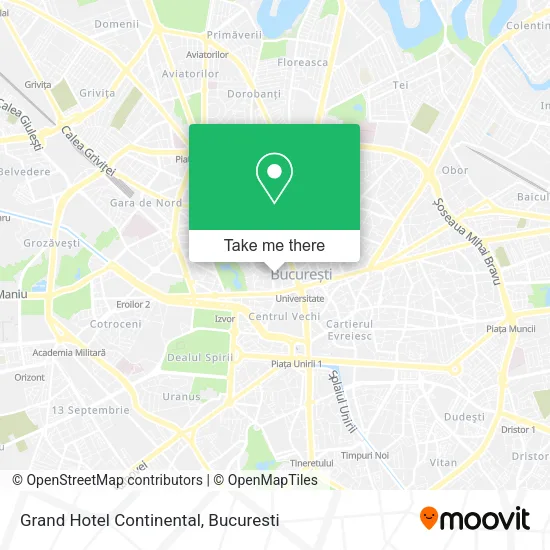 Grand Hotel Continental map