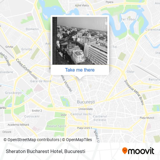 Sheraton Bucharest Hotel map