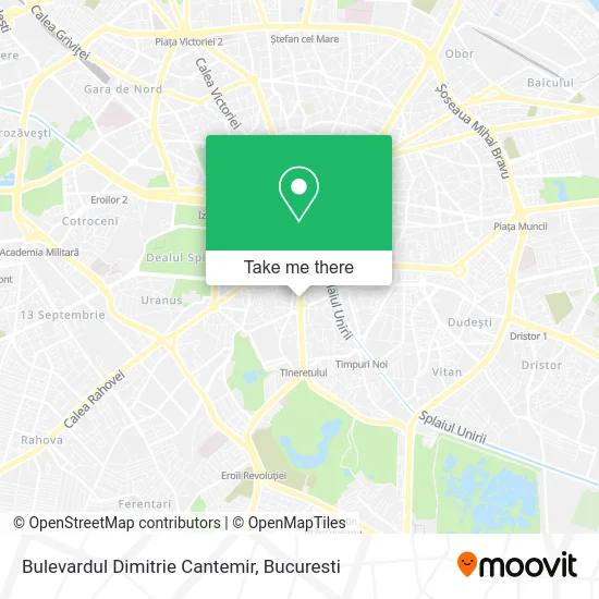 Bulevardul Dimitrie Cantemir map