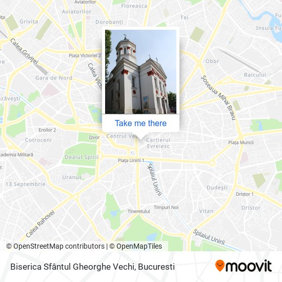 Biserica  Sfântul Gheorghe Vechi map
