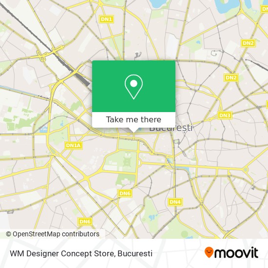 WM Designer Concept Store map